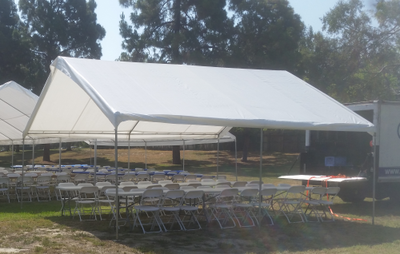 A 20' x 20' Canopy and Tent Rental available for set up in Los Angeles, CA.