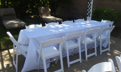 White Wedding Chair Rentals