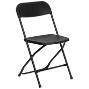 Black Folding Chair Rentals in Los Angeles