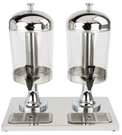 Stainless Steel Double Beverage Dispenser
