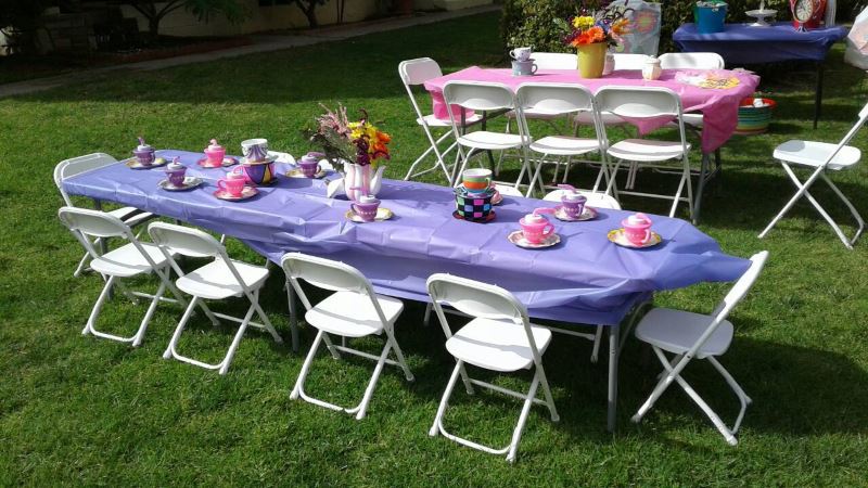 Party Tables & Chairs for kids and adults in Los Angeles