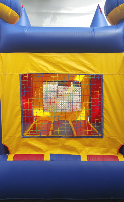 Inflatable Mini Bouncy Castle - View of window