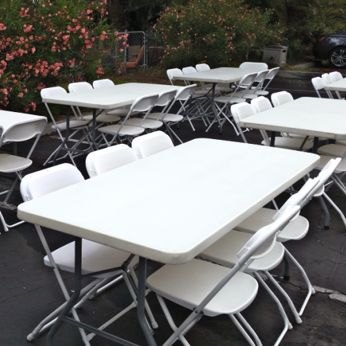 6 ft Rectangular Table Rental in Los Angeles
