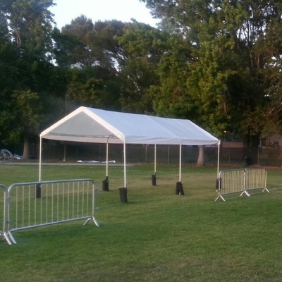 Canopy Weights on 10 x 20 Party Canopy Rental