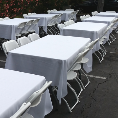 White Tablecloth Rentals