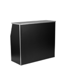 4' Black Portable Folding Bar Rental in Los Angeles