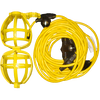 5 Cage Yellow String Lights Rental
