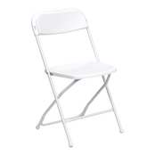 White Folding Chair Rentals in Los Angeles