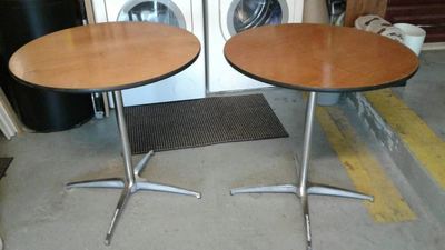 Highboy cocktail tables for rent in Los Angeles.