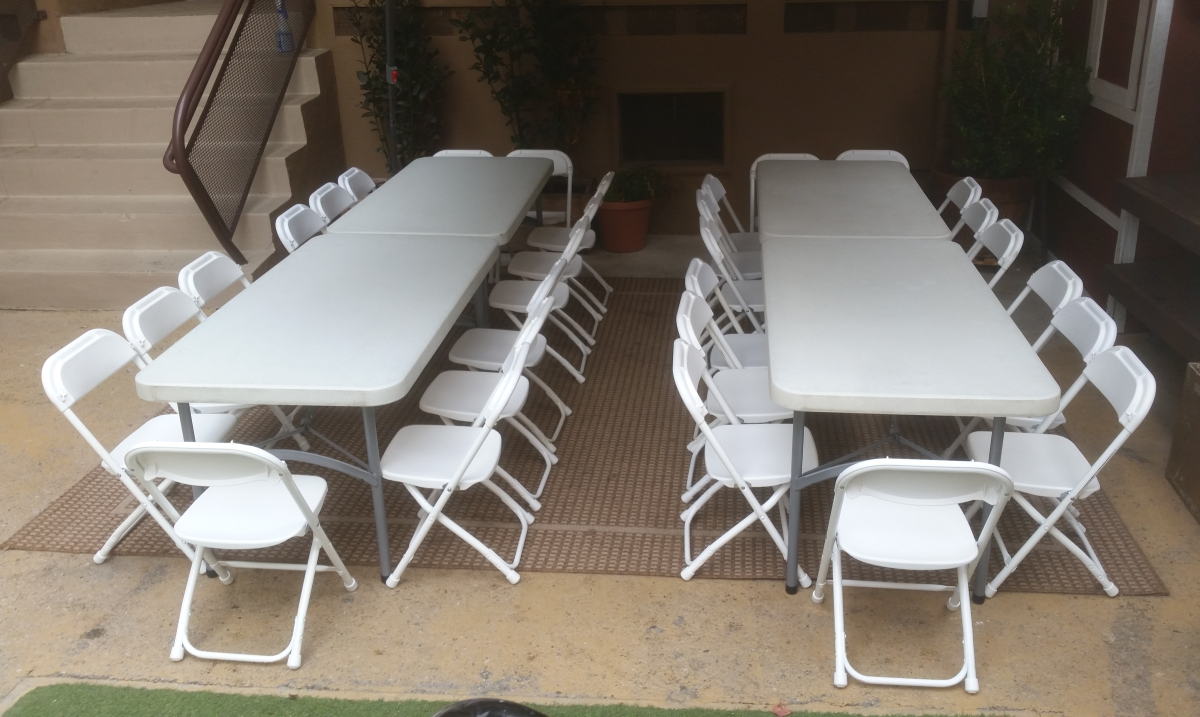 Kids Party Tables & Chairs for rent and delivery in Los Angeles, Torrance, Santa Monica, Malibu and Calabases
