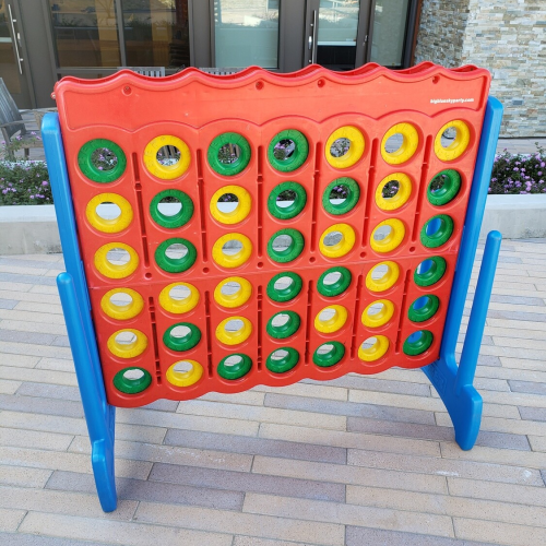 Red Giant Connect 4 Game Rental